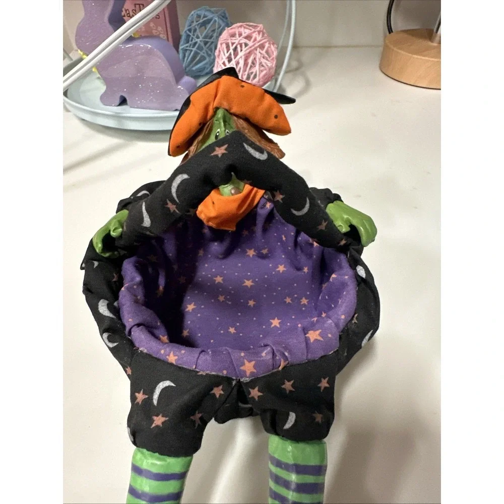 Halloween Basket Witch Grizelda Lil‎ Treaters Russ Berrie Vintage